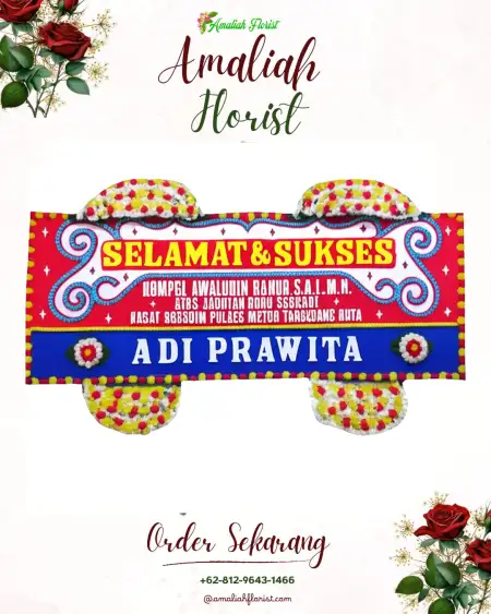 Papan Bunga Ucapan Selamat Curahpoh